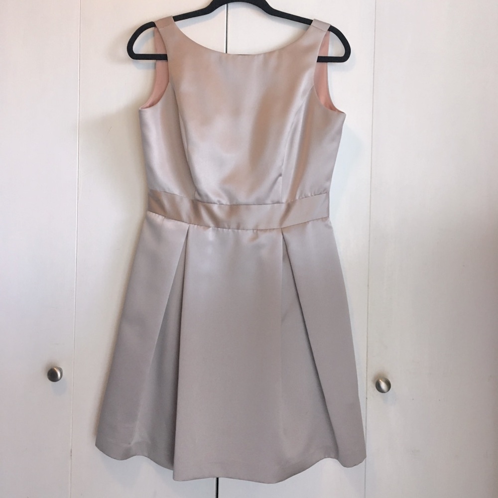 VINTAGE Hollywood fit & flare satin dress
